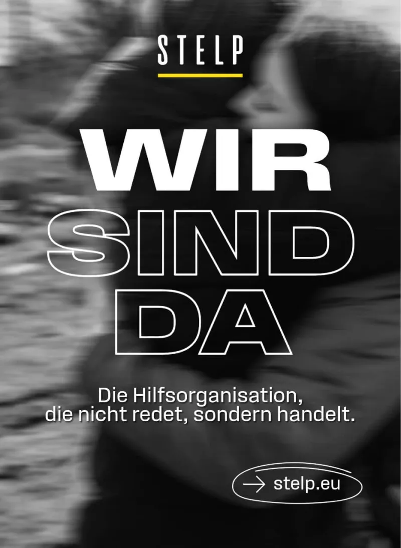 STELP – Wir sind da (Hochformat)