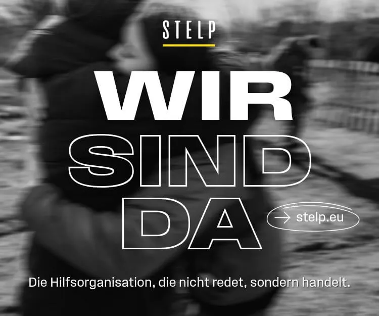 STELP – Wir sind da (Querformat)