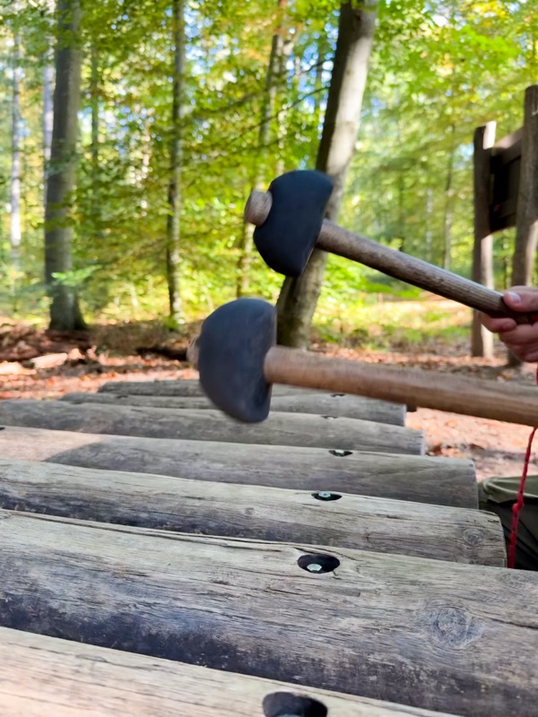 Walderlebnispfad Krummbachtal - Wald-Xylophon